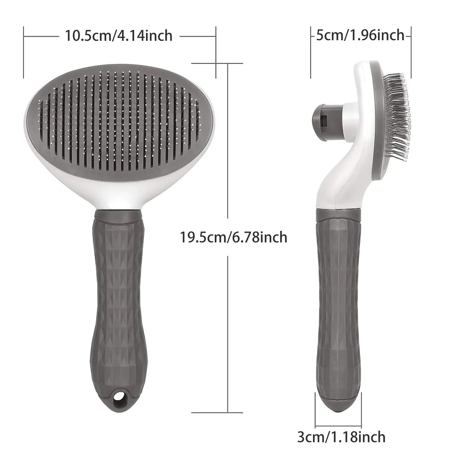 Self-Cleaning Pet Brush – Easy Grooming for Dogs & Cats!