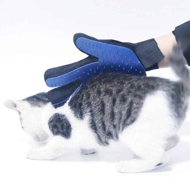 Silicone Pet Hair Removal Gloves for Cats and Dogs