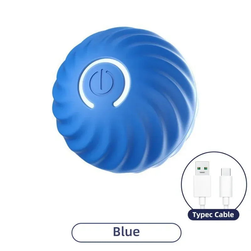 Interactive rechargeable electronic pet toy ball for dogs.