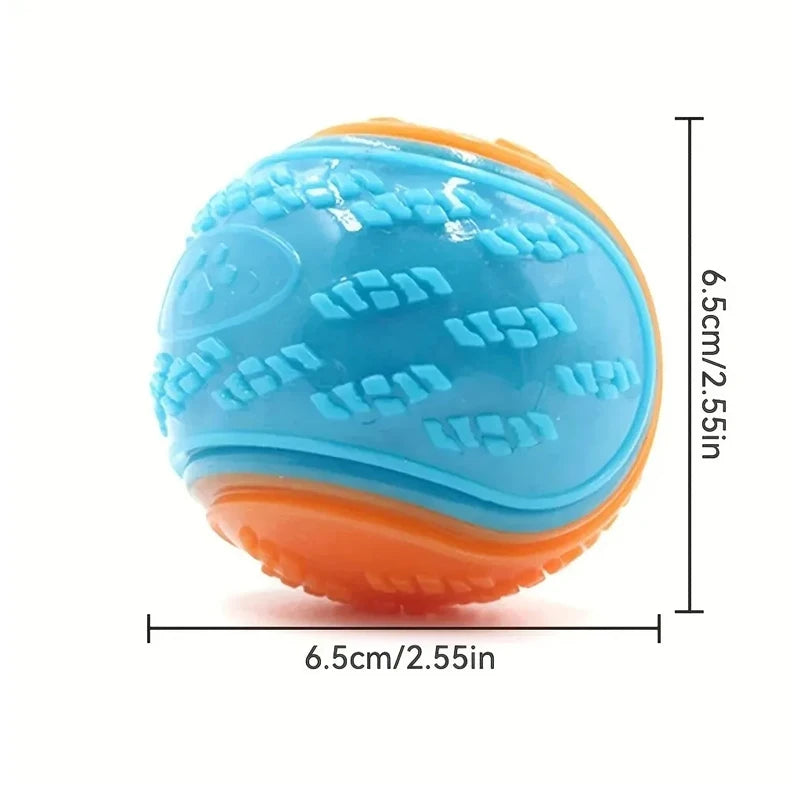 Soft Squeaky Dog Ball – Durable, Interactive & Teeth Cleaning!