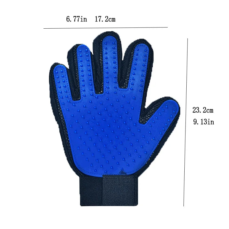 Silicone Pet Hair Removal Gloves for Cats and Dogs