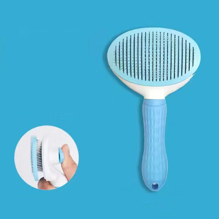 Stainless Steel Pet Grooming Brush for Dogs & Cats!