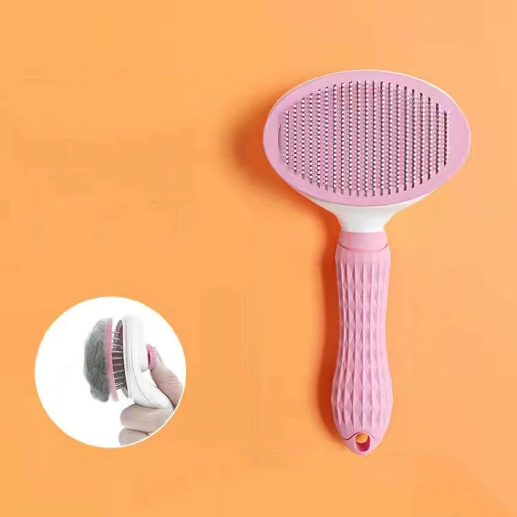 Stainless Steel Pet Grooming Brush for Dogs & Cats!