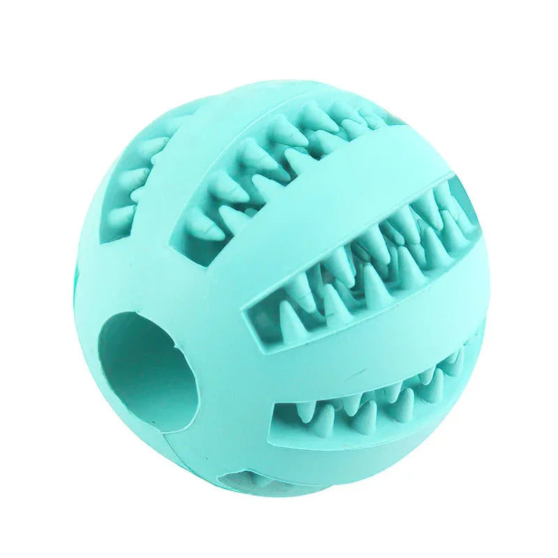 Interactive Dog Ball Toy for Small Dogs, Chew & Clean