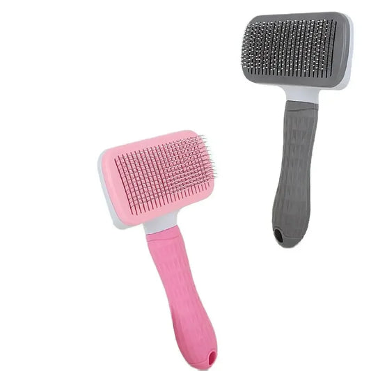 Stainless Steel Pet Grooming Brush for Long-Haired Dogs Cats