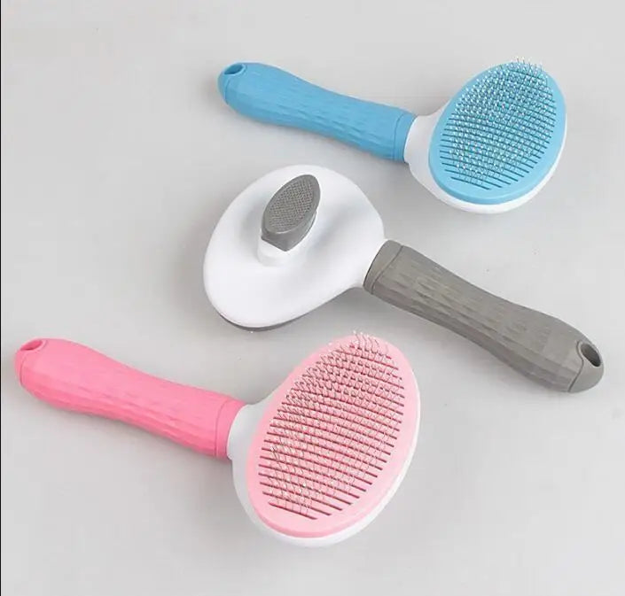 Stainless Steel Pet Grooming Brush for Dogs & Cats!