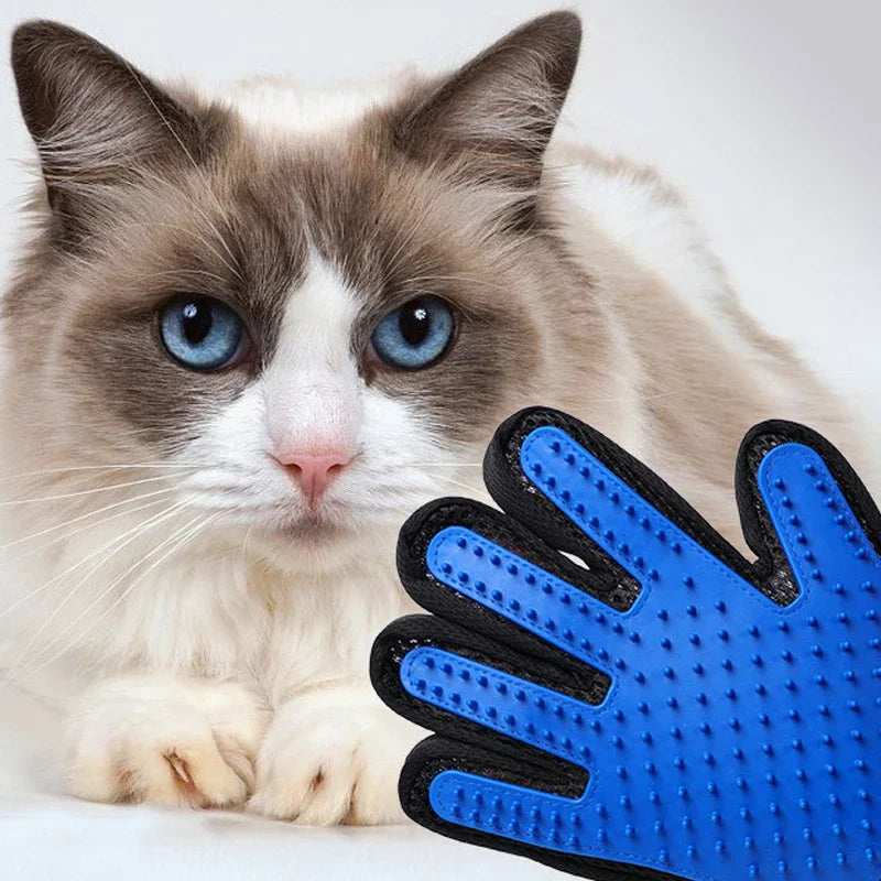 Silicone Pet Hair Removal Gloves for Cats and Dogs