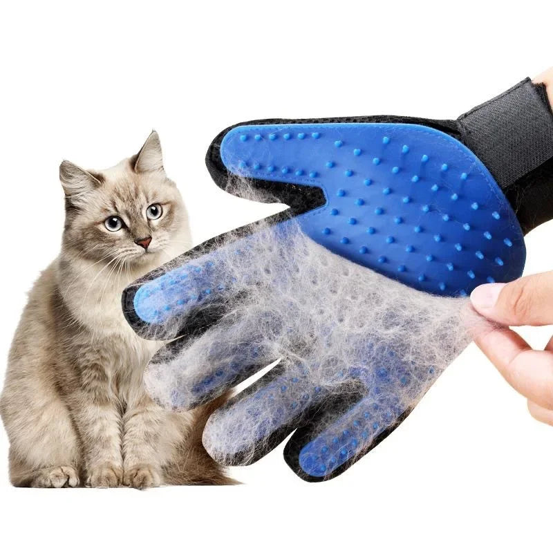 Silicone Pet Hair Removal Gloves for Cats and Dogs