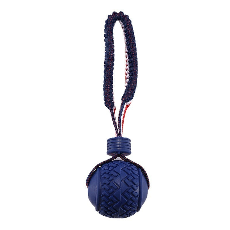 Interactive Dog Toy Ball with Rope for Chewing and Training